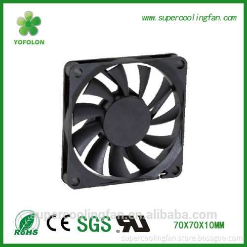 70x70x10mm YOFOLON 12V 24V dc brushless axial cooling fan